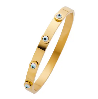 ISIS || Eyeball Evil Eye Bangle 18k