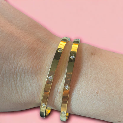 CLOVER || Gold clover/vancleef bangle