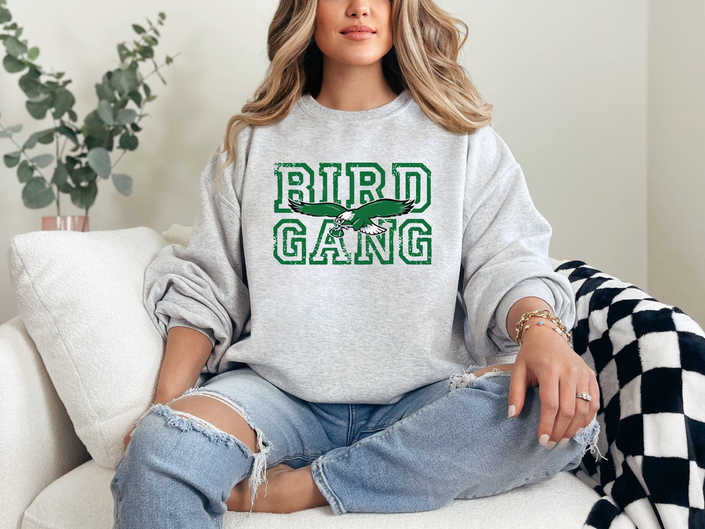 Philadelphia Eagles Bird Gang Womens Crewneck Sweatshirt *Bestseller*