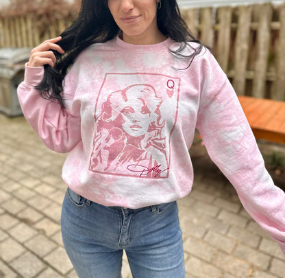 Dolly Parton Queen Card Crewneck