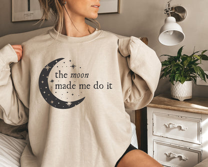 The Moon Made Me Do It Crewneck Sweatshirt