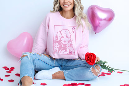 Dolly Parton Queen Card Crewneck