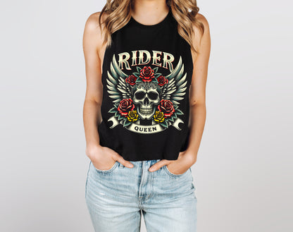 Rider Queen Biker Babe Shirt