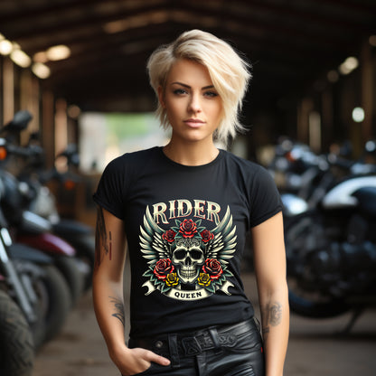 Rider Queen Biker Babe Shirt