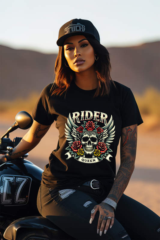 Rider Queen Biker Babe Shirt