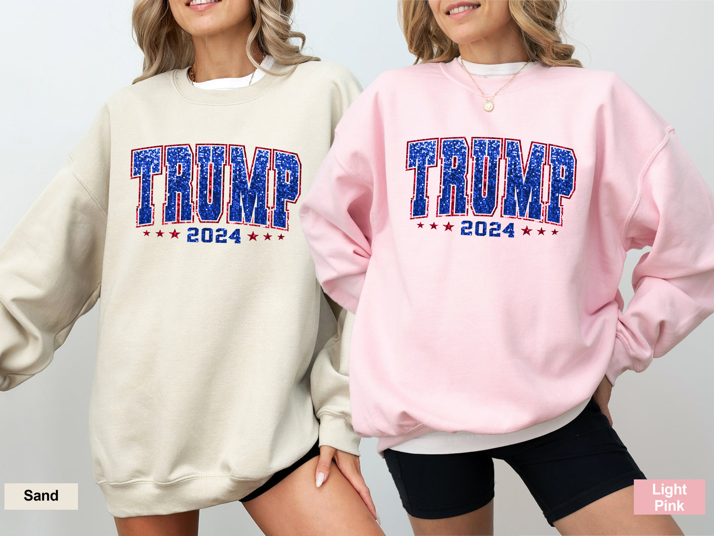 TRUMP Faux Sequin Design