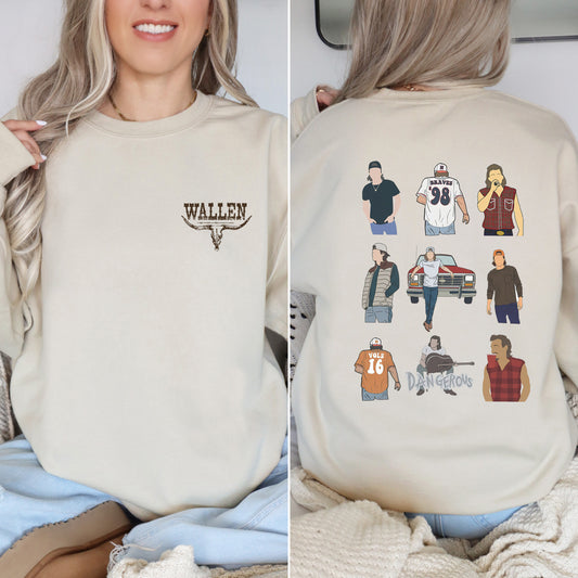 Wallen Front/Back Sweatshirt